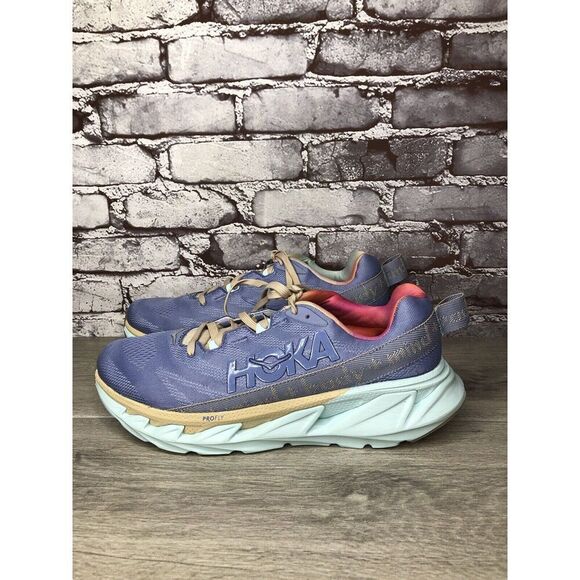 Hoka One One Elevon 2 Mental Health Purple Impression Gym Men Sz 10.5M US/44 2/3 - Picture 13 of 16